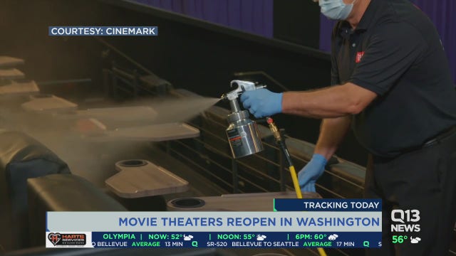 More movie theaters reopening Friday in Washington state