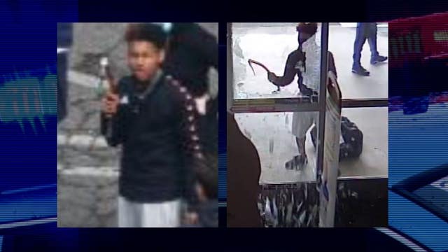 Help ID looting suspect who used ice axe to bust window, steal from downtown Bellevue drug store