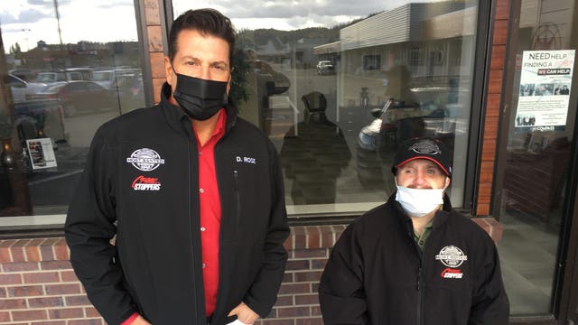 David Rose surprises Special Olympian in Centralia