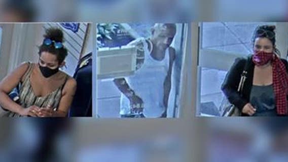 Help ID suspects who used fraudulent credit cards to steal clothes from charity store that helps children