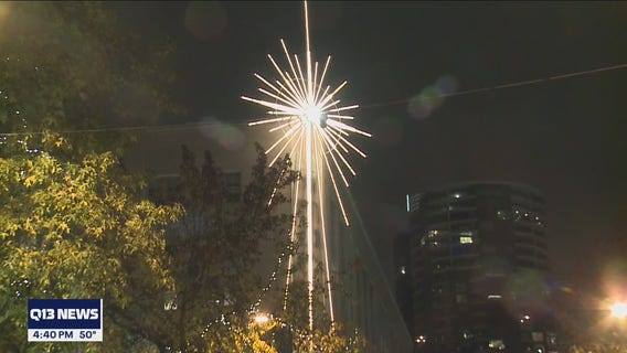 Iconic star in downtown Seattle gets new technology to give virtual holiday cheer and support a cause