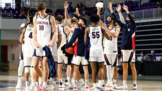 Two Gonzaga basketball players out for COVID protocols