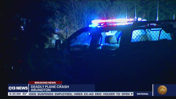 1 killed in small plane crash near Arlington