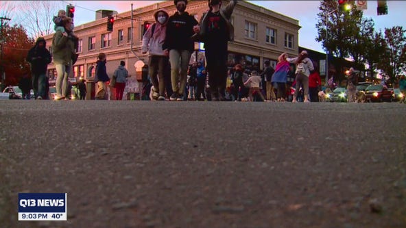Celebrations and protests follow the announcement that Joe Biden won the elections