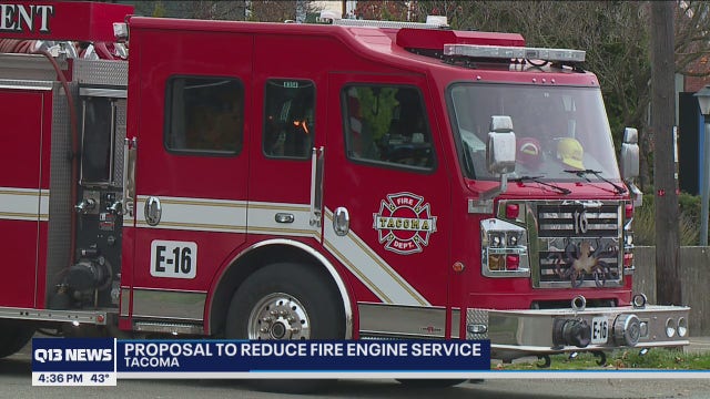 City of Tacoma proposing reduced fire engine service