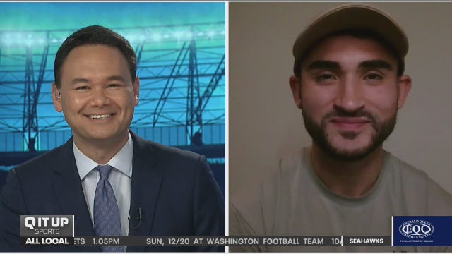 Sounders FC midfielder Cristian Roldan previews FC Dallas playoff match on "Q It Up Sports"