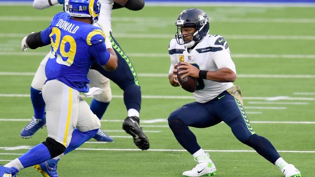 Goff’s passing, Williams’ picks lead Rams past Seahawks 23-16