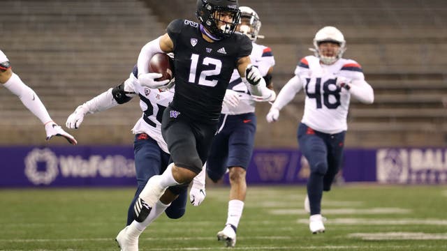 Washington jumps to huge lead, rolls past Arizona 44-27