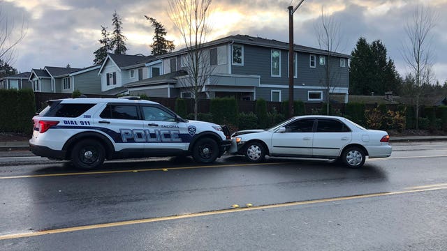 Man steals Tacoma Police patrol vehicle, crashes in King County