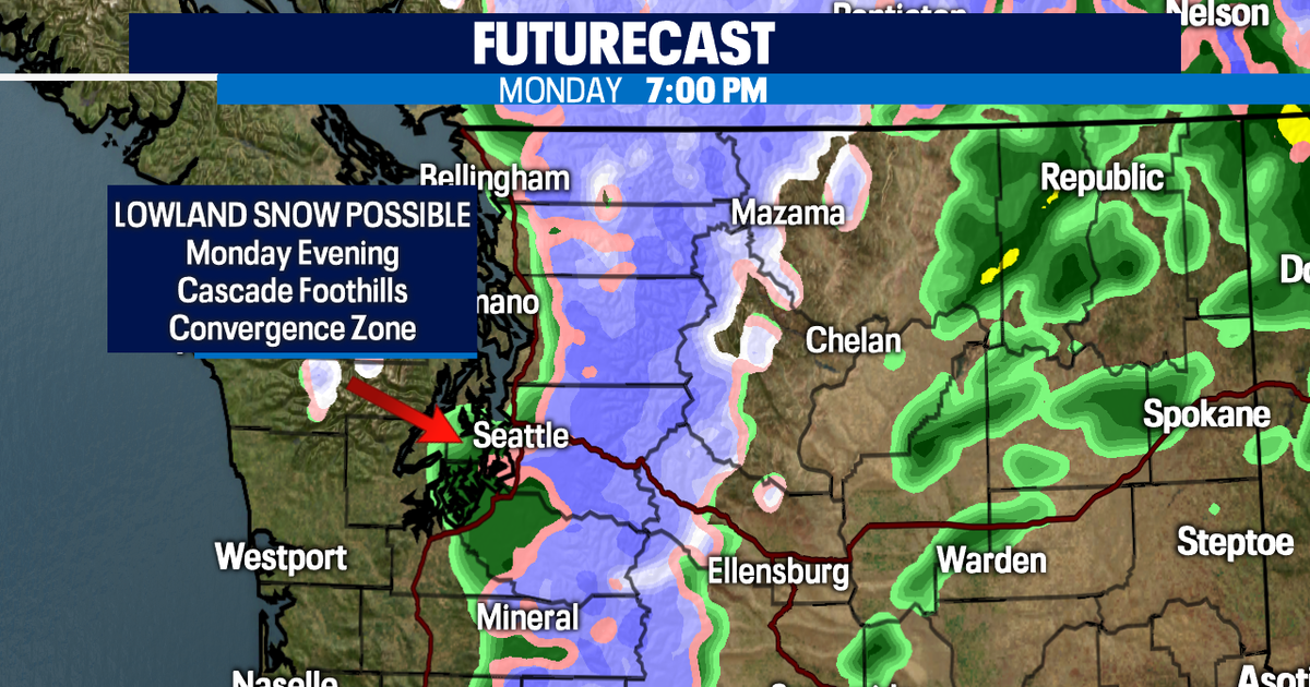 Heavy rain through Monday, chance for lowland snow | FOX 13 Seattle