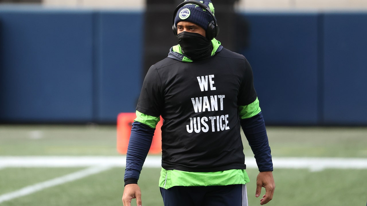 Russell wilson deals flag football