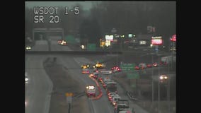 I-5 reopens at Skagit River Bridge after semi strikes barrier