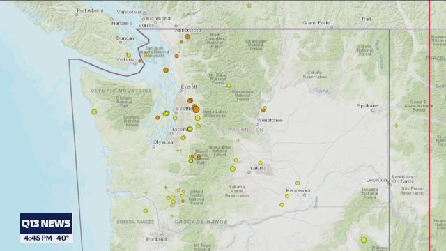 Cluster of earthquakes in Puget Sound considered 'normal', earthquake researchers say