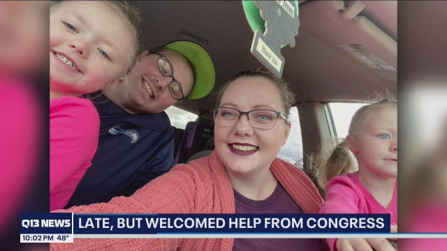 Late, but families welcome help from Congress on stimulus package