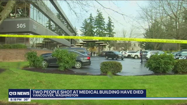 Police: Man fatally shot receptionist, himself in Vancouver