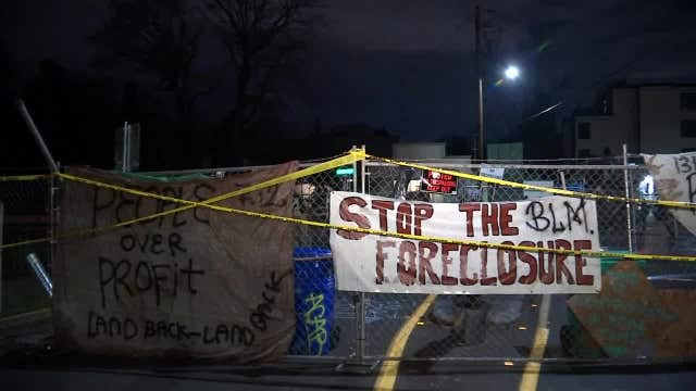 Large Oregon gentrification protest stretches into 3rd day