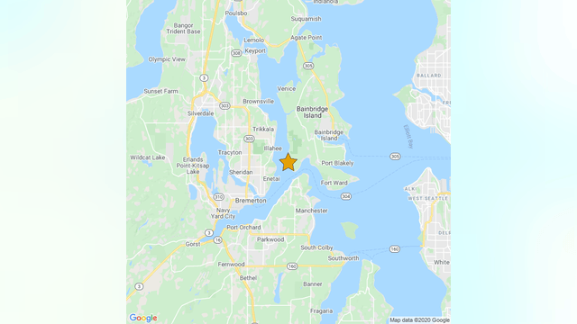 Small earthquake reported near Bremerton