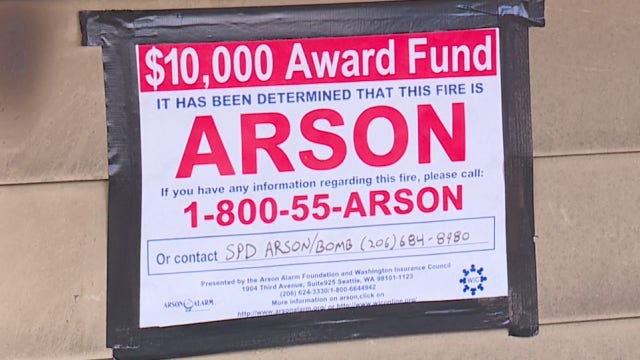 Authorities investigate 7 arsons in Seattle's Central District