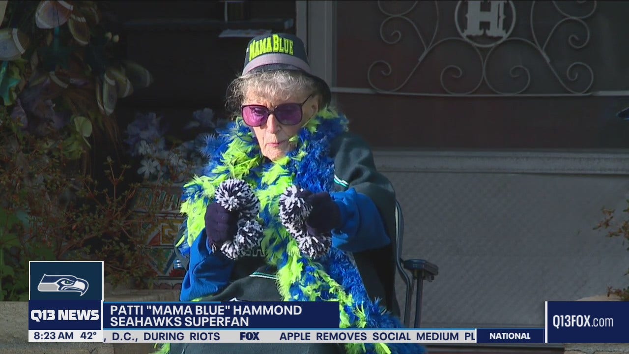 PHOTOS: Seahawks Surprise 'Mama Blue' With 2020 Fan of the Year Award