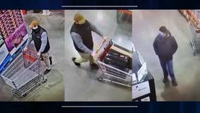 Help ID Costco computer crooks seen escaping out emergency door with expensive gaming system