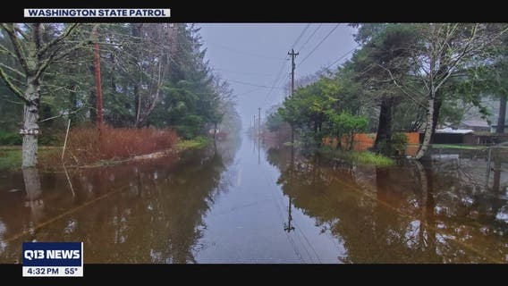 Flooding, landslides impact Washington coastal communities