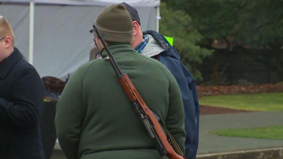 Open carry of weapons now prohibited at rallies, Washington state Capitol