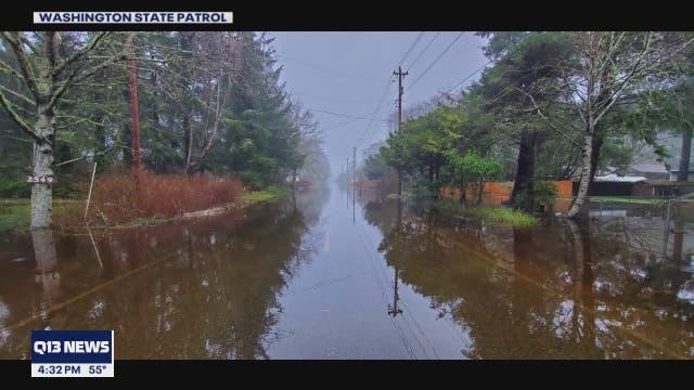 Flooding, landslides impact Washington coastal communities