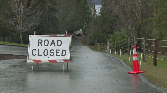 Landslide forces evacuations, road closure along Hood Canal
