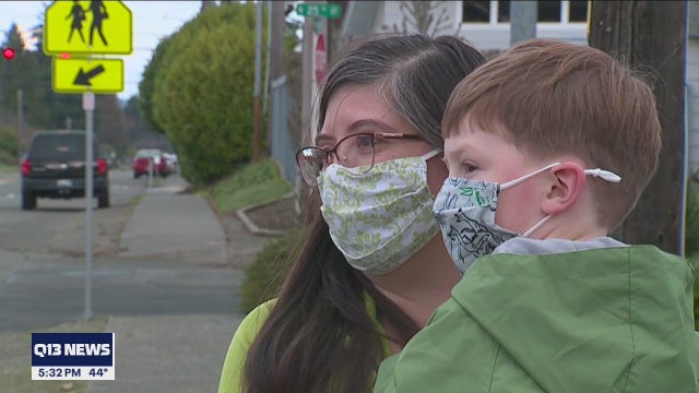 Tacoma kindergarten students prepare for return to in-person classes on Tuesday