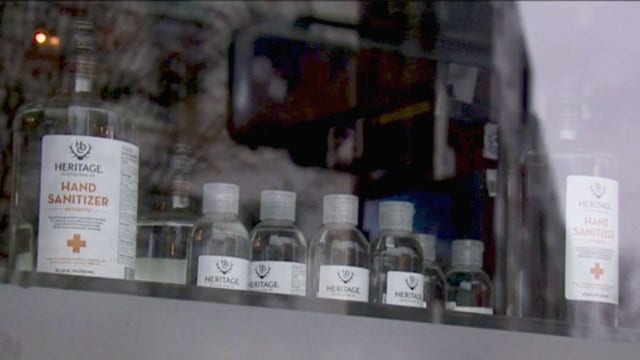 Distilleries won't face $14K fee for making hand sanitizer during COVID-19 pandemic