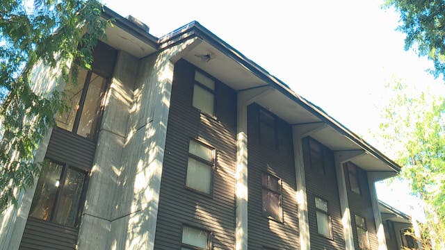 High winds topple tree onto dorm building, injuring WWU student