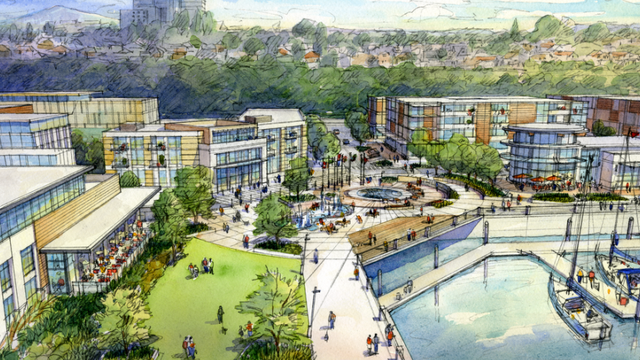 Fans blow landfill's methane gas away from new Everett development