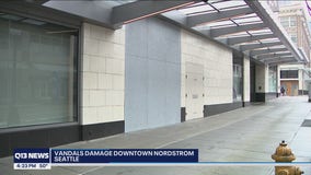 Vandals cause at least $50,000 in damage to Seattle Nordstrom display windows
