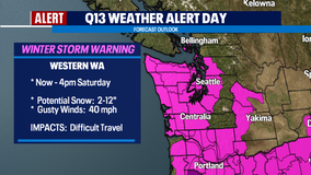 Snow, wind & bitter cold temperatures hit Puget Sound region