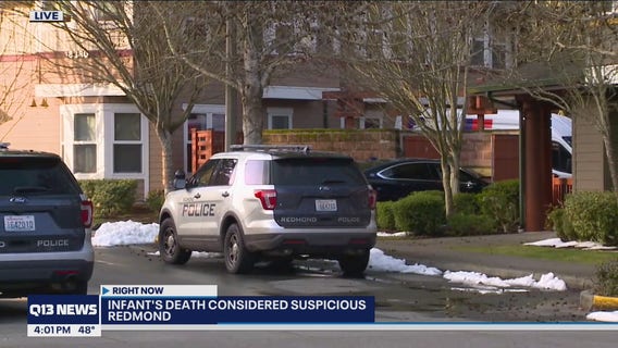 Redmond police investigating 'suspicious' death of 3-month-old child