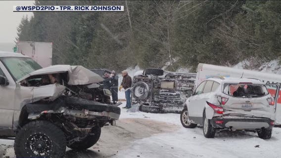 WSP: Troopers responded to over 850 weather-related crashes in Western Washington