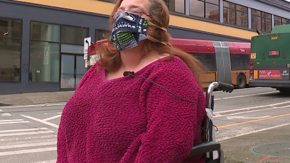 'I feel ignored:' Woman says tents obstructing sidewalks make it a daily obstacle course to get around