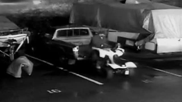 Help ID heavy-lifting thief seen single-handedly stealing ATV from motorsports store