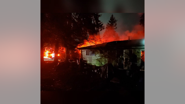 Bellevue firefighters rescue man trapped in his bedroom during house fire