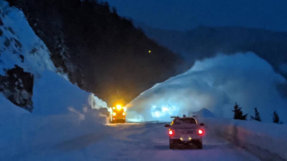 Snow, Slick Roads Force Road Closures Across Western Washington This ...