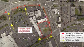 New traffic pattern announced for Chick-fil-A opening in Renton