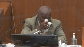 Witness in Chauvin trial breaks down in tears after watching Floyd arrest video