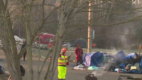 Crews clear another major Bellingham homeless encampment, but residents fear they'll move to another park