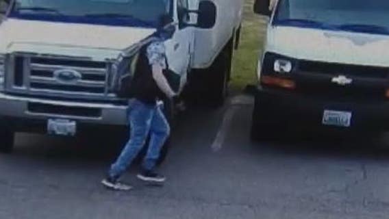Neighbor helps Mountlake Terrace food bank find stolen van; help ID destructive auto thief who took it