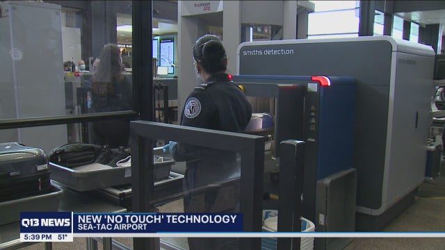 Sea-Tac introduces touch-free security measures to slow spread of coronavirus