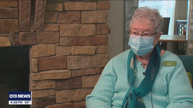 Vaccinated seniors at Bothell facility can't wait to hug their family after CDC loosens restrictions