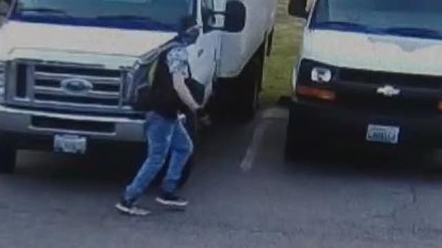 Neighbor helps Mountlake Terrace food bank find stolen van; help ID destructive auto thief who took it