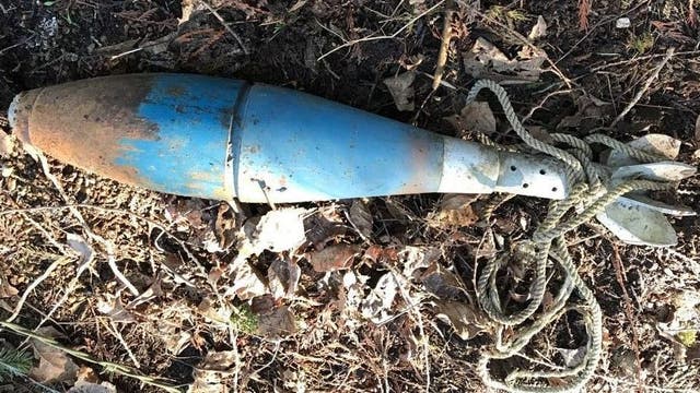 Empty training mortar found at former Parkland homeless camp
