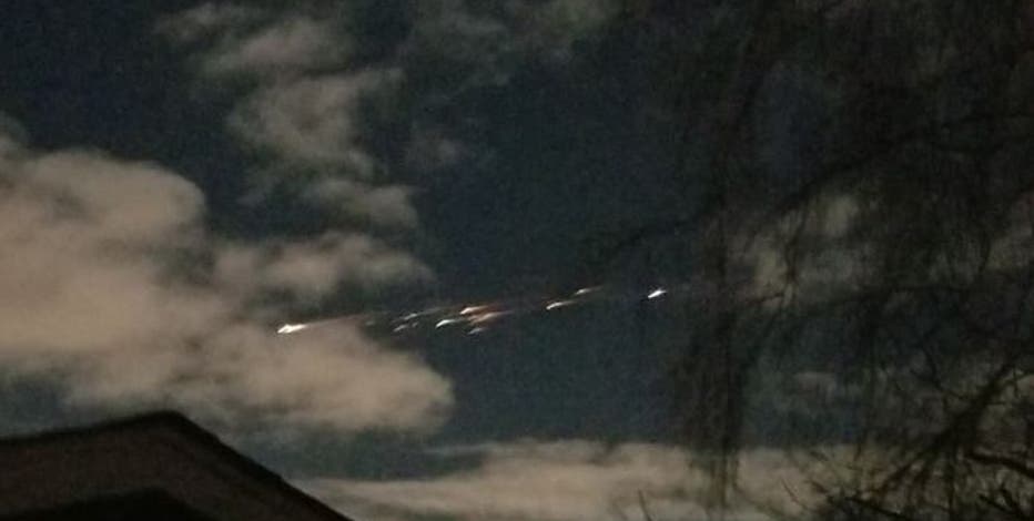 'Meteor shower' seen in Washington was debris from SpaceX rocket launch