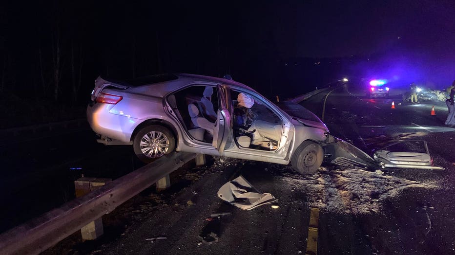 Serious injuries reported after wrong-way crash in Auburn | FOX 13 Seattle